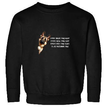Discover German Shepherd Every snack you make for Dog Lovers Sweatshirts