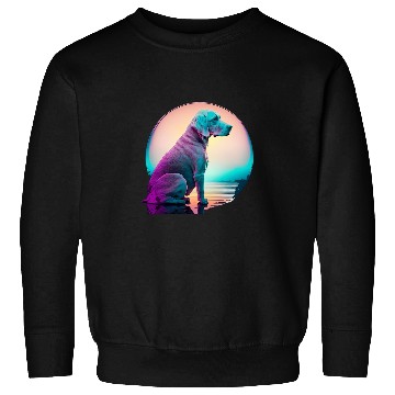 Discover Weimaraner Japanese Retro Synthwave Sweatshirts