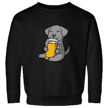 Discover Weimaraner Drinking Beer Dog Sweatshirts