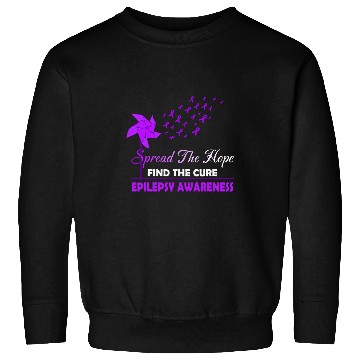 Discover SPREAD THE HOPE FIND THE CURE EPILEPSY AWARENESS Sweatshirts