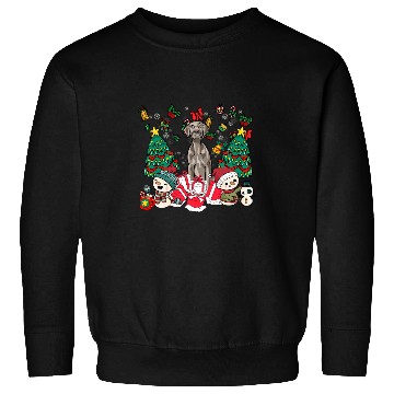Discover Weimaraner Funny Christmas Dog Sweatshirts