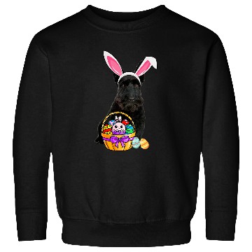 Discover Dog Scottish Terrier Easter Egg Funny Scottish Terrier Easter Sweatshirts