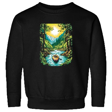 Discover Kayaking Kayak Canoe Nature Canoeing Paddling Sweatshirts