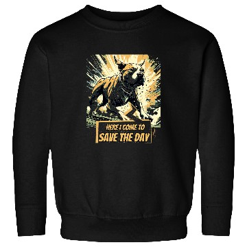 Discover Pitbull Pit bull comics style Sweatshirts