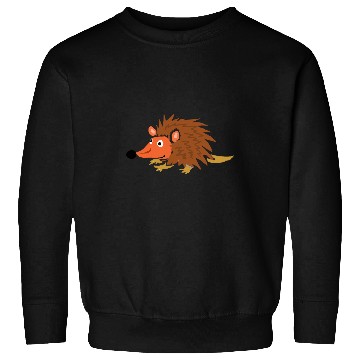 Discover Smileteesanima Funny Hedgehog Primitive Art Sweatshirts