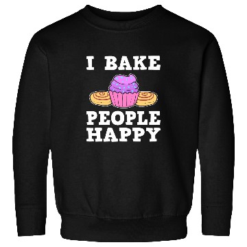 Discover I Bake People Happy Pastry Chef Sweatshirts