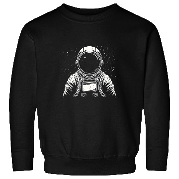 Discover Space Explorer Minimalist Astronaut Sweatshirts