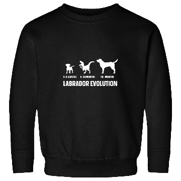 Discover Labrador Evolution Design for a Labrador Owner Sweatshirts