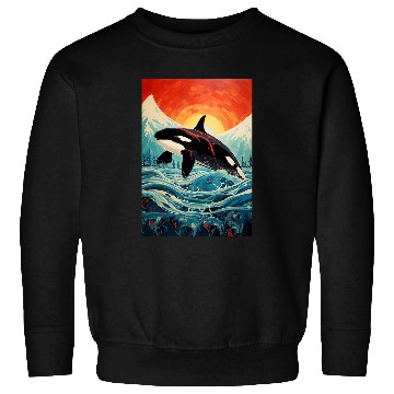 Discover Native American Indian Orca Alaska Sweatshirts