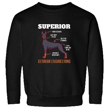 Discover Superior German Engineering Dog Doberman Pincher 1 Sweatshirts