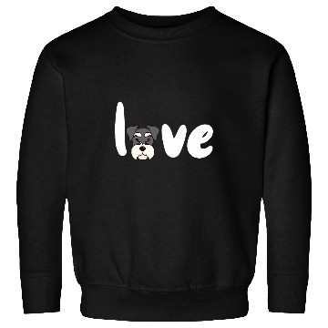 Discover SCHNAUZER DOG LOVE for valentines day Sweatshirts