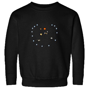 Discover Solar System Diagram Sweatshirts