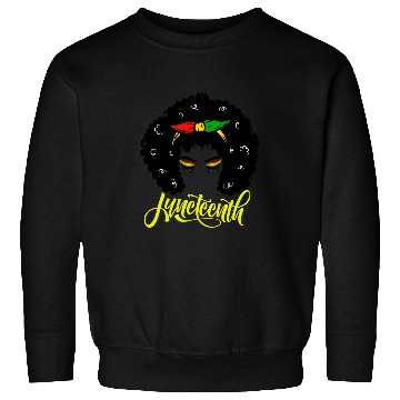 Discover Juneteenth Real Independence African American Pride Sweatshirts