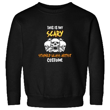 Discover This Is My Scary Stained Glass Artist Costume Sweatshirts