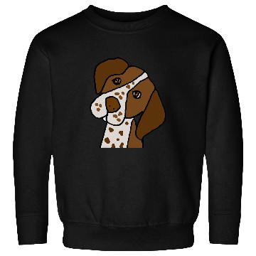 Discover Smileteespetsa Cute German Shorthaired Pointer Dog Face Sweatshirts