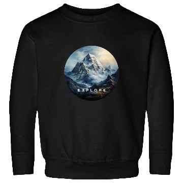 Discover Summit Serenity Hiking Mountain Climbing Exploration Sweatshirts
