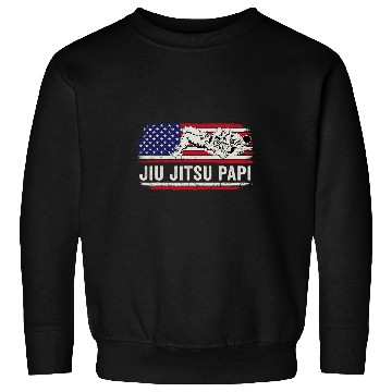 Discover Jiu jitsu MMA or BJJ vintages USA flag art PAPI Sweatshirts