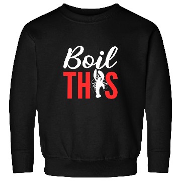 Discover Crawfish Boil Chef Sweatshirts