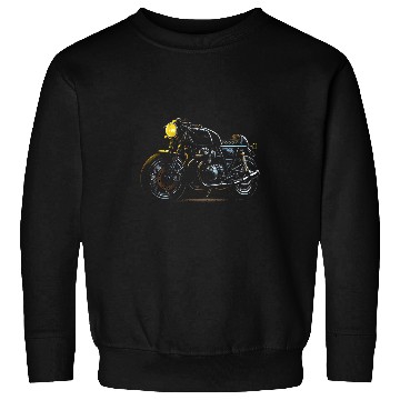 Discover Stylish Retro vintages Cafe Racer Motorcycle 23 Sweatshirts