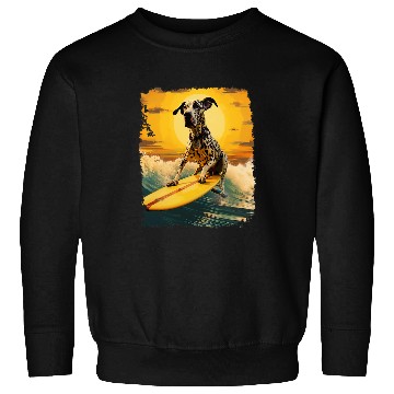 Discover Surfing Great Dane Sweatshirts
