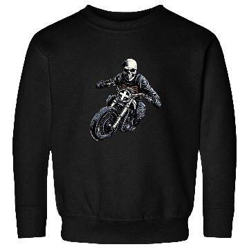 Discover Motorcycle Skeleton Sweatshirts