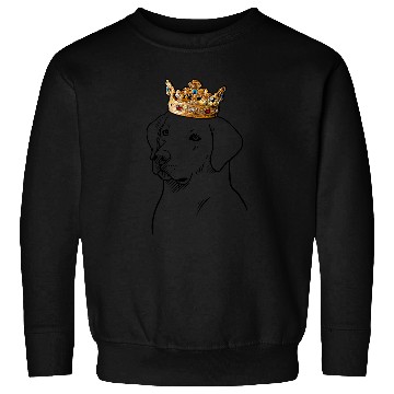 Discover Labrador Lab Dog Wearing Crown Sweatshirts