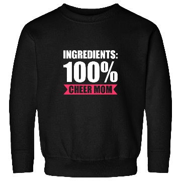 Discover Ingredients 100 cheer mom cheer coach Sweatshirts