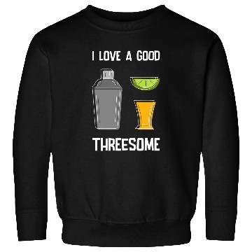 Discover Threesome Bartender Tequila Drinking Sweatshirts