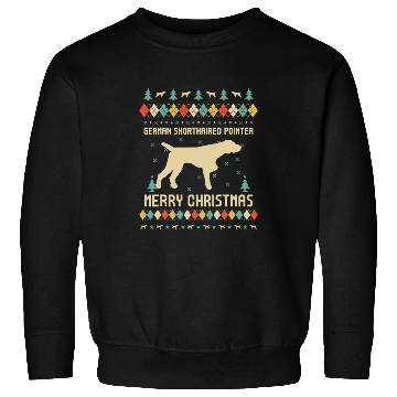 Discover GERMAN SHORTHAIRED POINTER Ugly Christmas Sweater Vinatge Sweatshirts