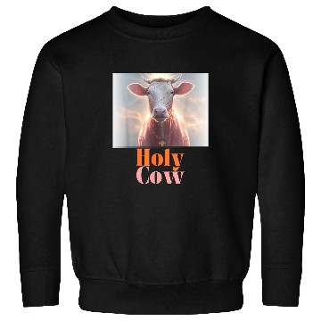 Discover Holy Cow Funny Dairy Farmer Midwest Pride Sweatshirts
