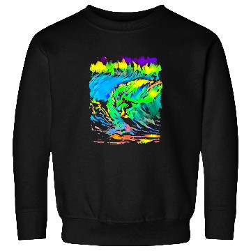 Discover Surfer Pop Art Sweatshirts