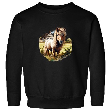 Discover Pony Iceland Horse Shetland Pony Shetty 1 Sweatshirts