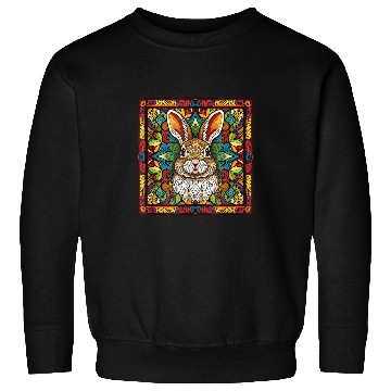 Discover Rabbit Rabbit Design Rabbit Mandala Cute Funny Farmer Sweatshirts