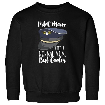Discover Airplane Pilot Design For Airline Captain Pilot Mom 1 Sweatshirts