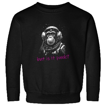 Discover PUNK ASTRONAUT MONKEY SPACE EXPLORATION Sweatshirts