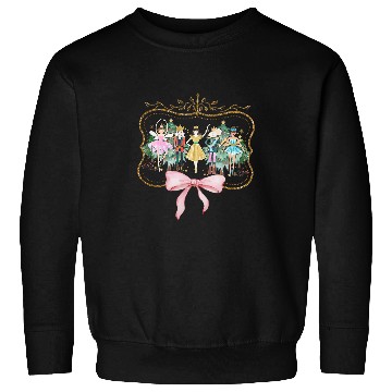 Discover Nutcracker Ballet Sugar Plum Fairy Retro Christmas Sweatshirts