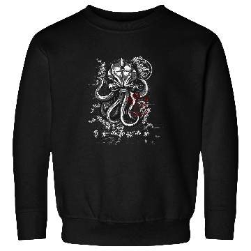 Discover Japanese Art Cthulhu Sweatshirts