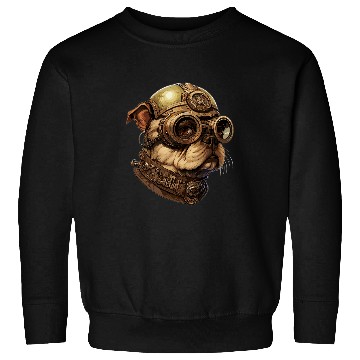 Discover Steampunk Pug 1 Sweatshirts