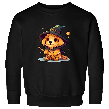 Discover Magical Wizard Golden Retriever Sweatshirts