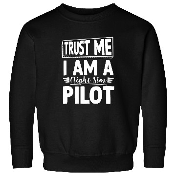 Discover Airplane Pilot Design For Airline Captain Flight Sim Pilot Sweatshirts