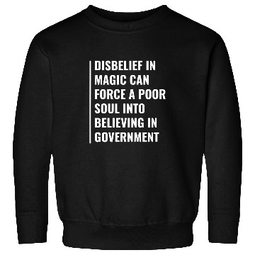 Discover Magic and Government  Deep Magic Quote Sweatshirts
