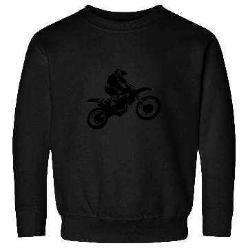 Discover Motor X Silhouette Dirt Bike Sweatshirts