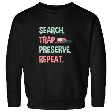 Discover Insect Collector Search Trap Preserve Bug Lover Entomologist Sweatshirts