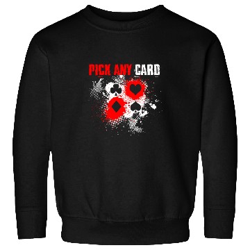 Discover Magic Pick any Card Magician Sweatshirts