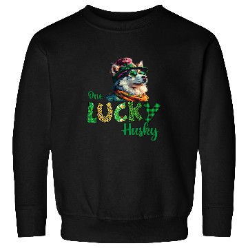 Discover Majestic Husky Gnome A St  Patricks Celebration 2 Sweatshirts