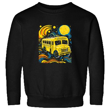 Discover School Bus Driver Art 21 Sweatshirts