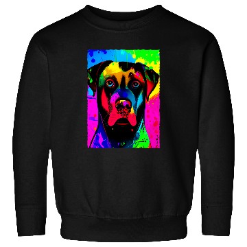 Discover Labrador Lab Dog Labrador Pop Art Design Gradient Sweatshirts