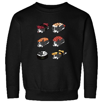 Discover Sushi Border Collie Dog 1 Sweatshirts