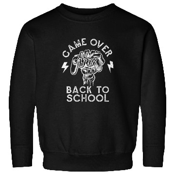 Discover Back to School Game Over Teacher Student Video Games Sweatshirts