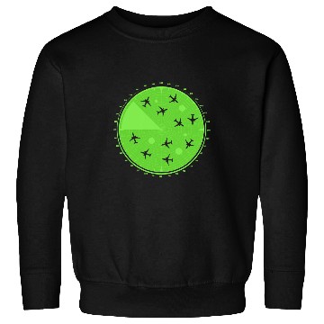 Discover Airplane Pilot Radar Aviation Aircraft Flight Sweatshirts